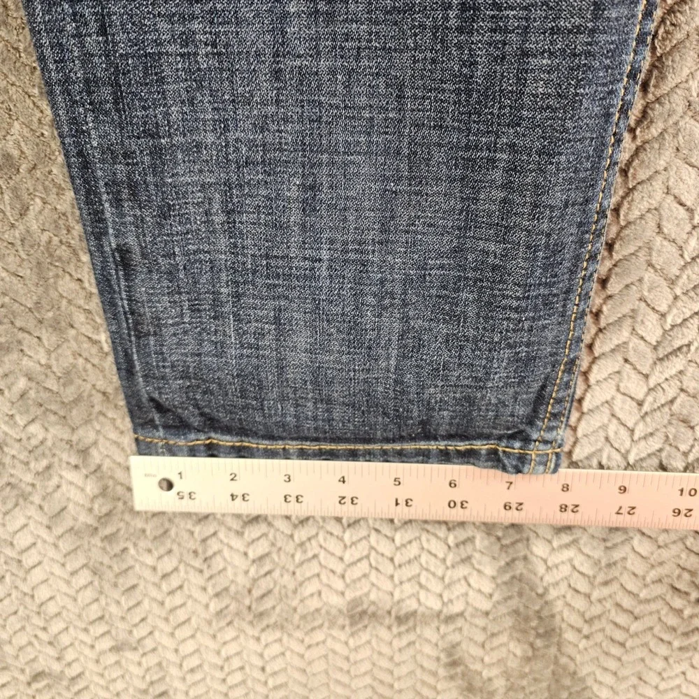 Levi Strauss 513 Slim‎ Straight Jeans Mens W33 L30 Medium Wash Denim